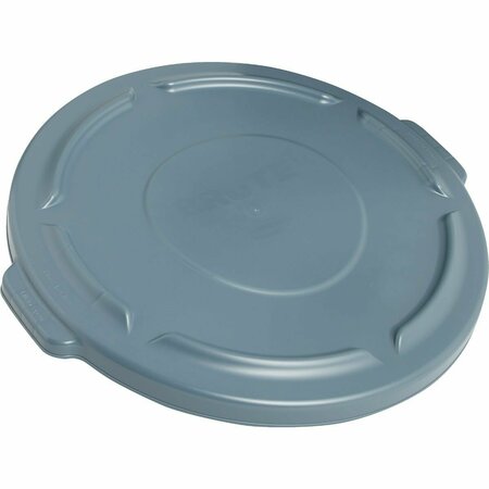 RUBBERMAID Commercial Brute Gray Trash Can Lid for 44 Gal. Trash Can FG2645-60-GRAY